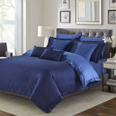 Blue Embellish Duvet Set