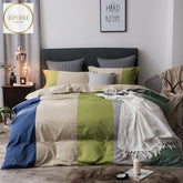 Rainbow Strip Duvet Set-EP-11
