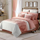 Embellish Horizontal Pleats Duvet Set