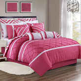 Embellish Pinch Pleated Duvet Set