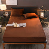 Velvet spread Sheet - Brown