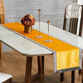 Velvet Table Runner Yellow