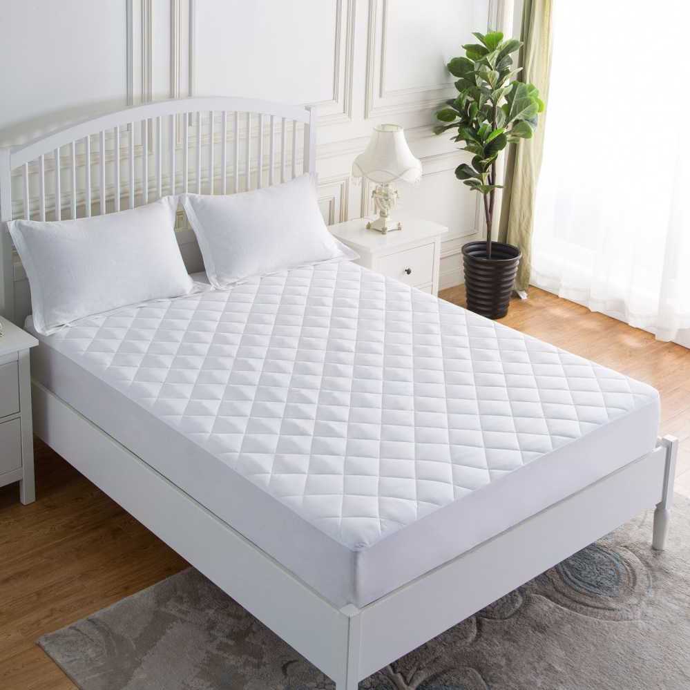 Waterproof Cot Mattress Pad - 30x75 Inch Fitted Protector For Narrow Twin & RV Bunks