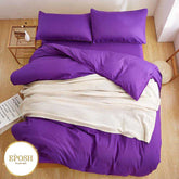 Luxury Deep Purple Duvet Set
