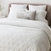 Velvet Bedspread White