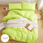 Luxury Lime Green Duvet Set