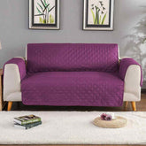Quilted Sofa covers Non-slip - Purple