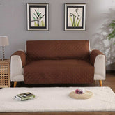 Quilted Sofa covers Non-slip - Brown
