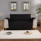 Quilted Sofa covers Non-slip - Black