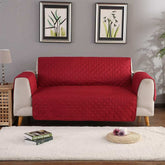 Quilted Sofa covers Non-slip - Maroon