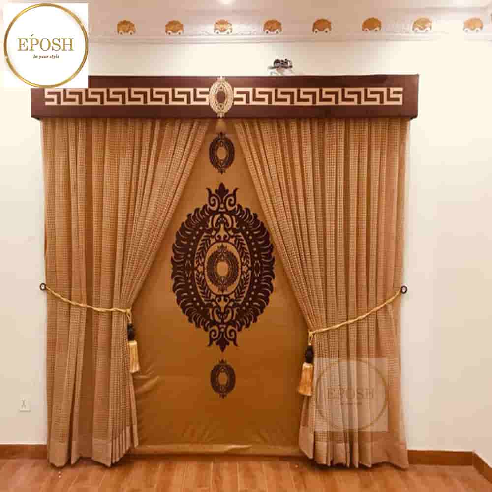 PREMIUM VELVET CURTAINS AND BLIND -100