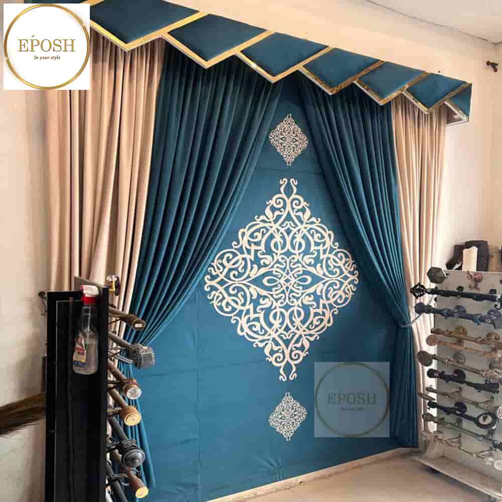 PREMIUM VELVET CURTAINS AND BLIND -101