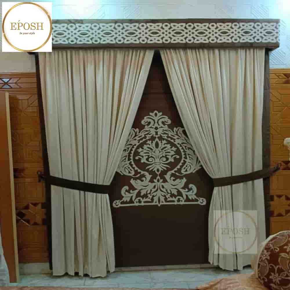 PREMIUM VELVET CURTAINS AND BLIND -104