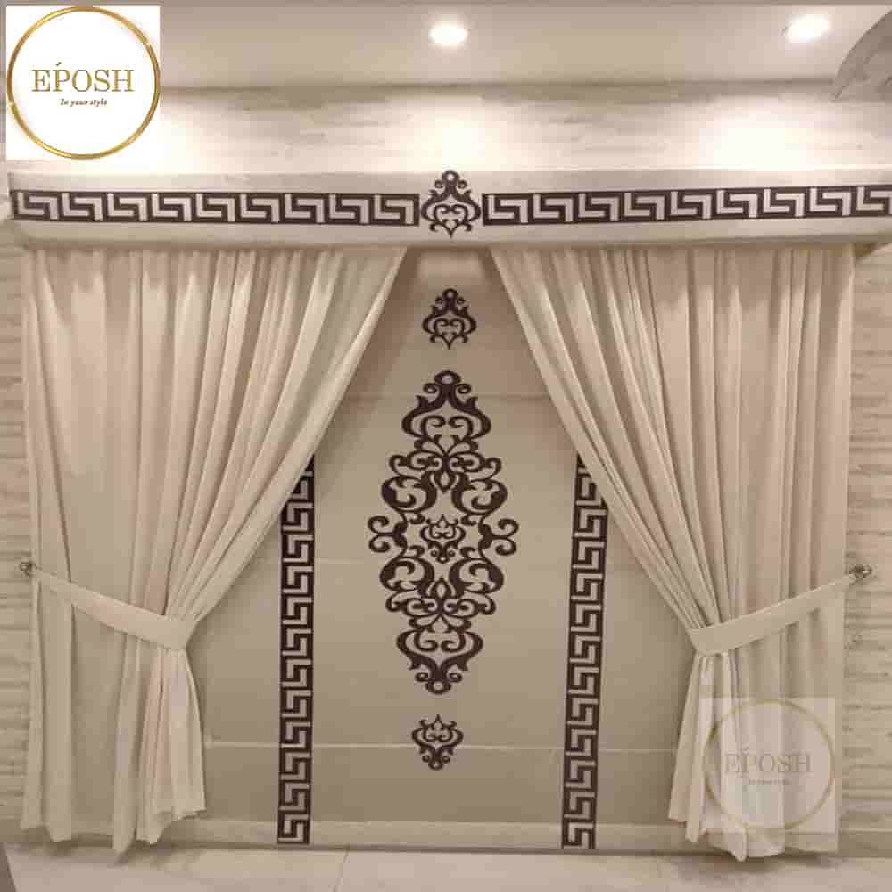 PREMIUM VELVET CURTAINS AND BLIND -106