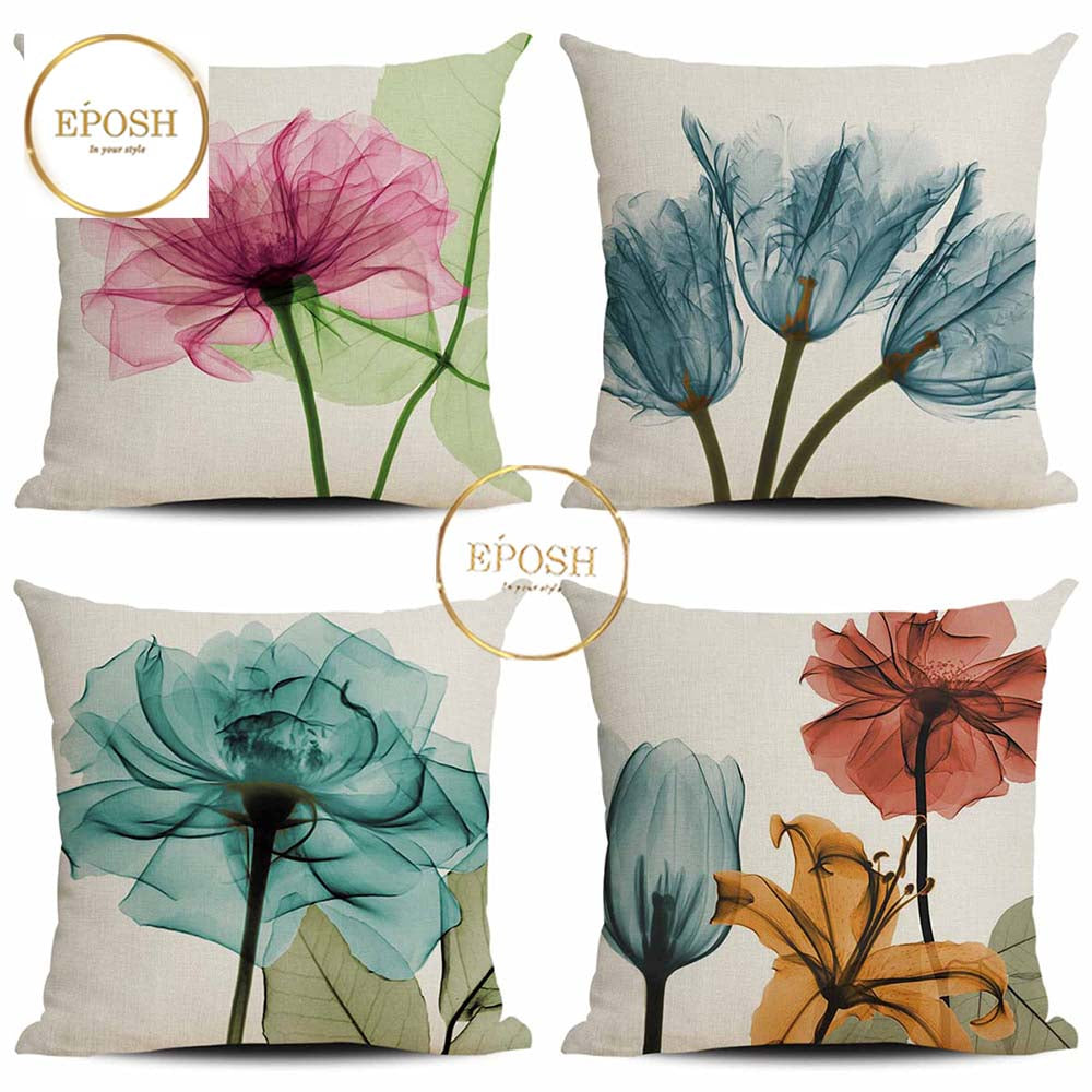 Pack of 4 Printed Cushion Covers-00028