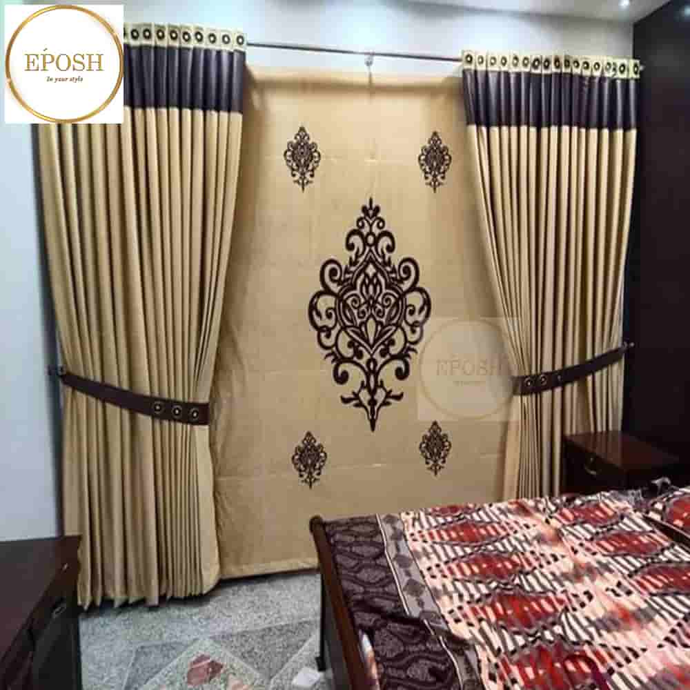 PREMIUM VELVET CURTAINS AND BLIND -109