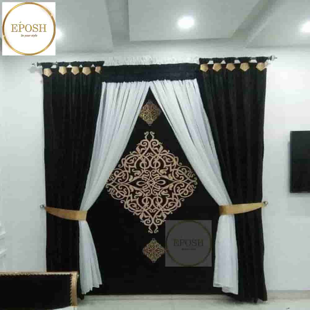PREMIUM VELVET CURTAINS AND BLIND -110