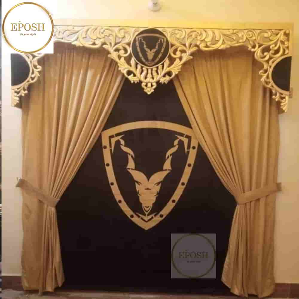PREMIUM VELVET CURTAINS AND BLIND -113
