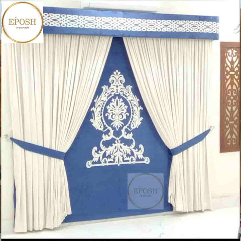 PREMIUM VELVET CURTAINS AND BLIND -118