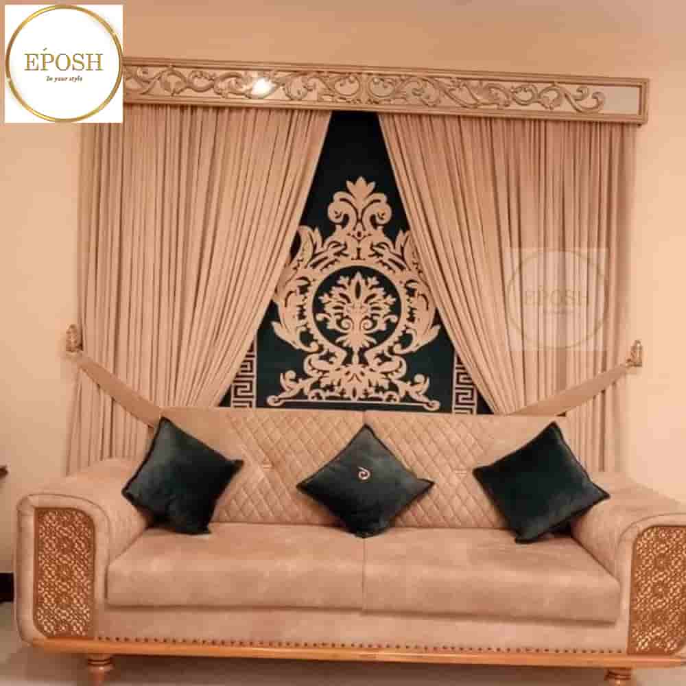 PREMIUM VELVET CURTAINS AND BLIND -119