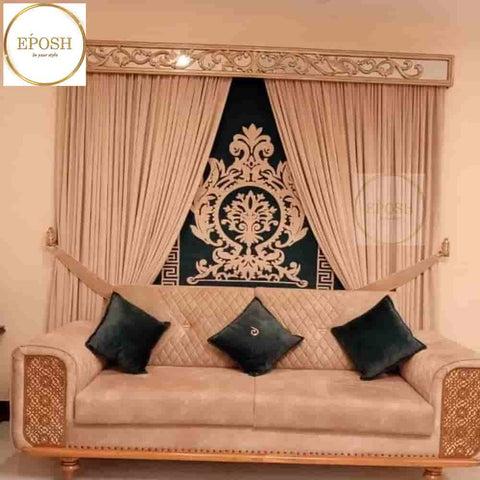 PREMIUM VELVET CURTAINS AND BLIND -119