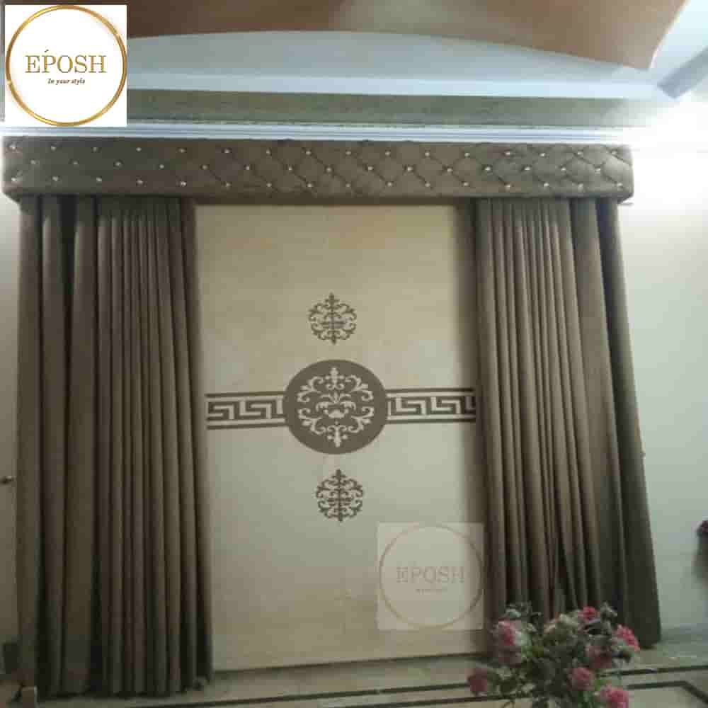 PREMIUM VELVET CURTAINS AND BLIND -125