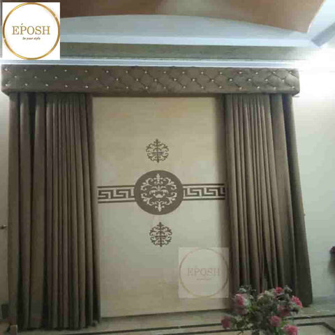PREMIUM VELVET CURTAINS AND BLIND -125