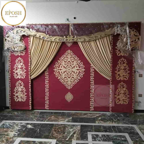 PREMIUM VELVET CURTAINS AND BLIND -126