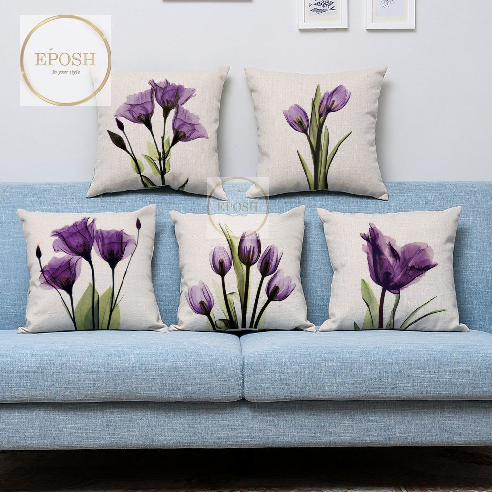 Pack of 5 Printed Cushions - 00071