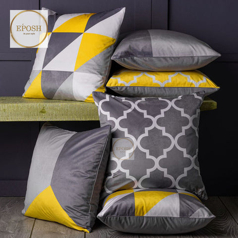 Pack of 6 Velvet Printed cushion - VC0013