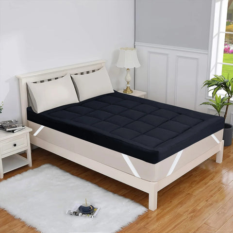 Luxury Premium Mattress Topper - Black