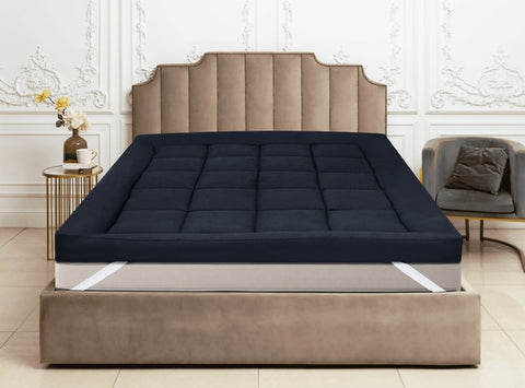 Luxury Premium Mattress Topper - Black