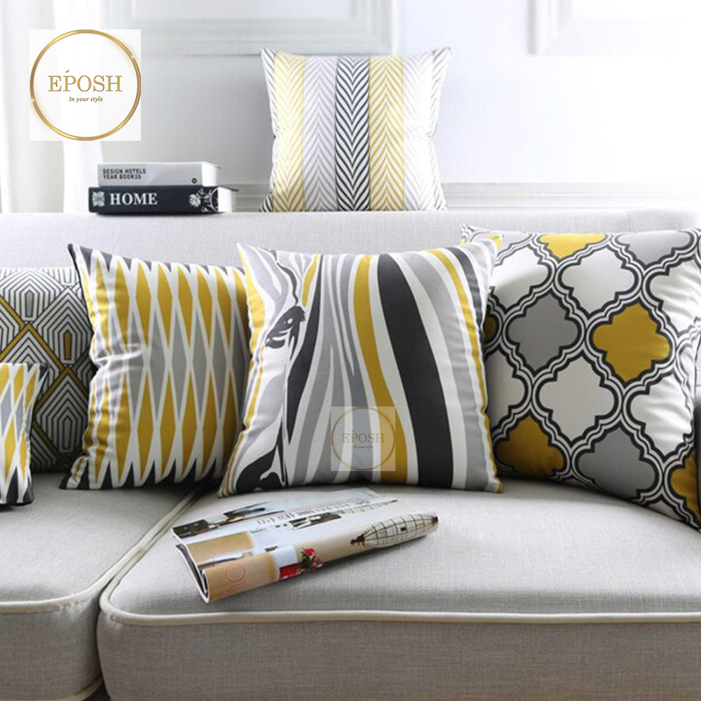 Pack of 6 Velvet Printed cushion - VC0015