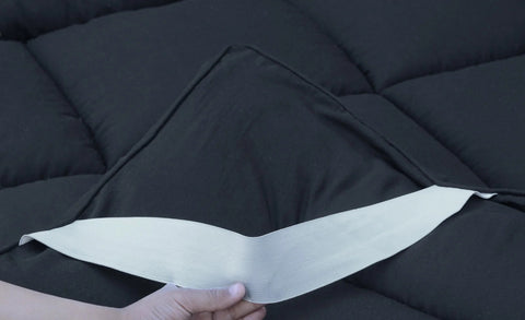 Luxury Premium Mattress Topper - Black