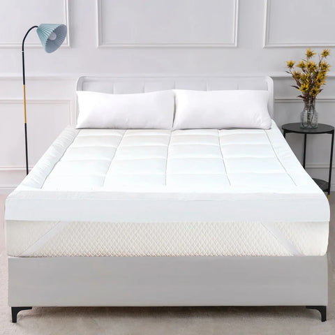 Luxury Premium Mattress Topper - White