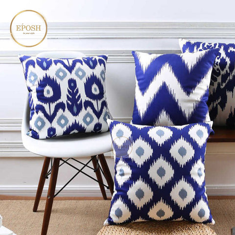 Pack of 4 Velvet Printed cushion - VC0001