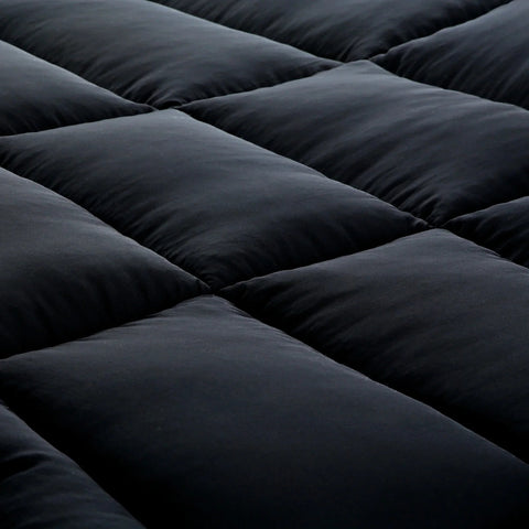 Luxury Premium Mattress Topper - Black