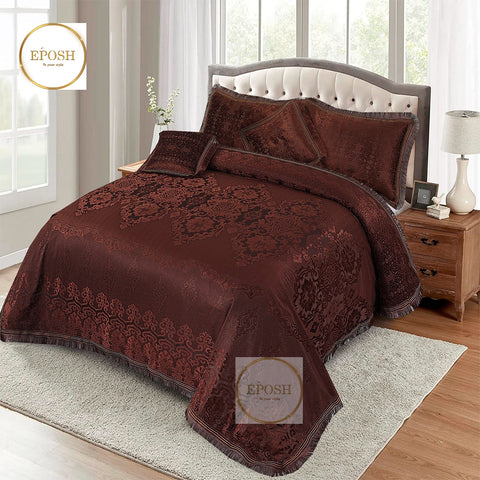 Fancy bridal Palachi Bed Sheet Set 5 Pcs - EP103