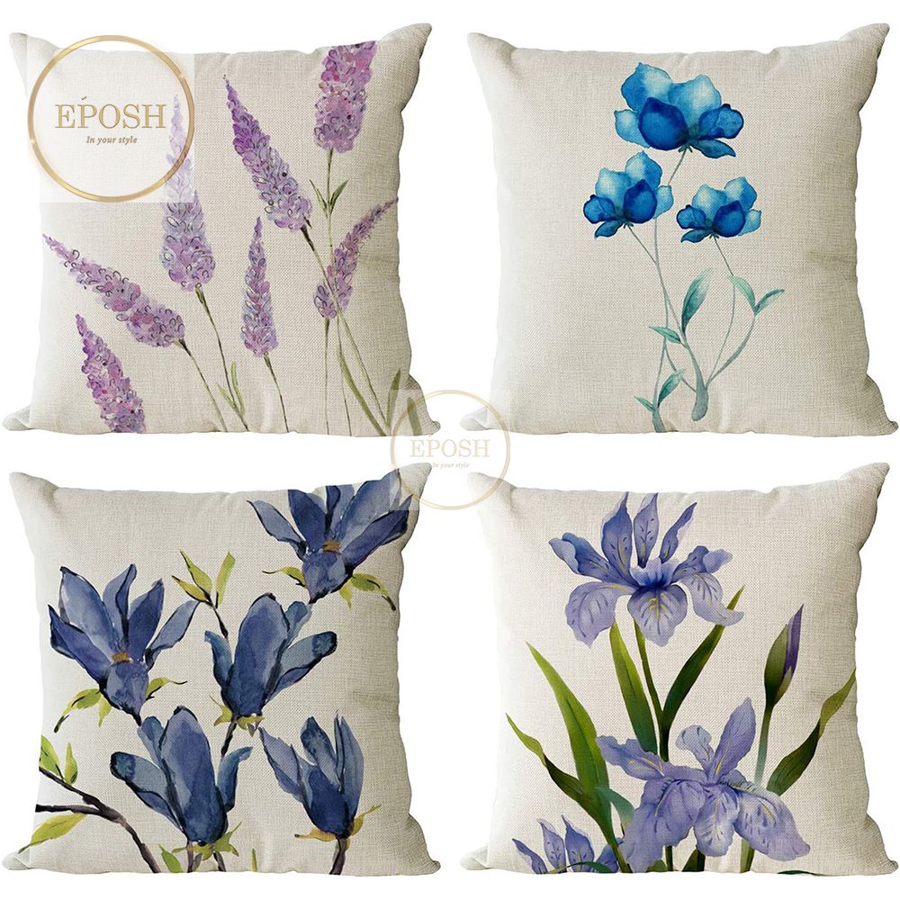 Pack of 4 Printed Cushions - 00037