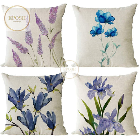 Pack of 4 Printed Cushions - 00037