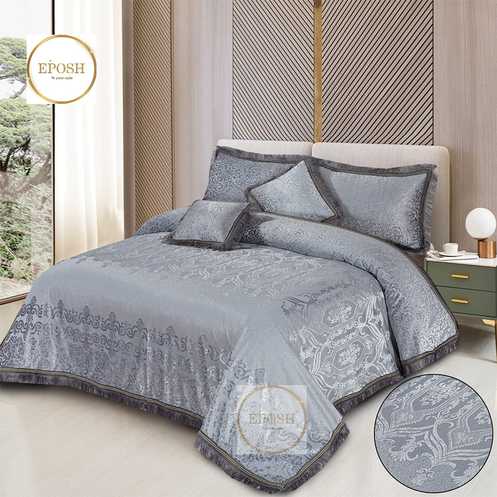 Fancy bridal Palachi Bed Sheet Set 5 Pcs - EP112