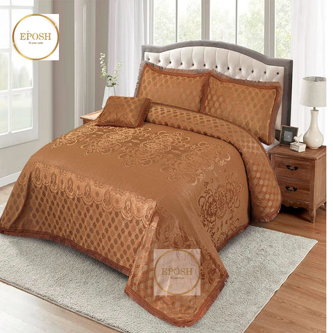 Fancy bridal Palachi Bed Sheet Set 5 Pcs - EP115