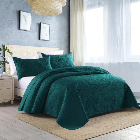 Zinc Ultrsasonic QUILTED BEDSPREAD SET