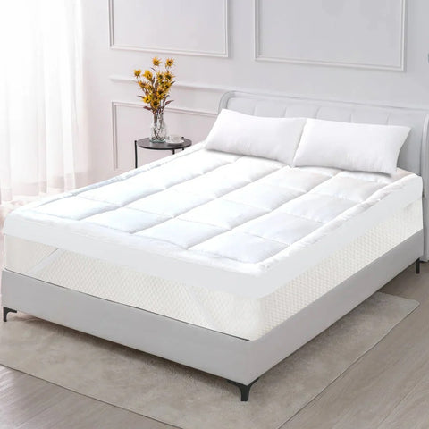 Luxury Premium Mattress Topper - White