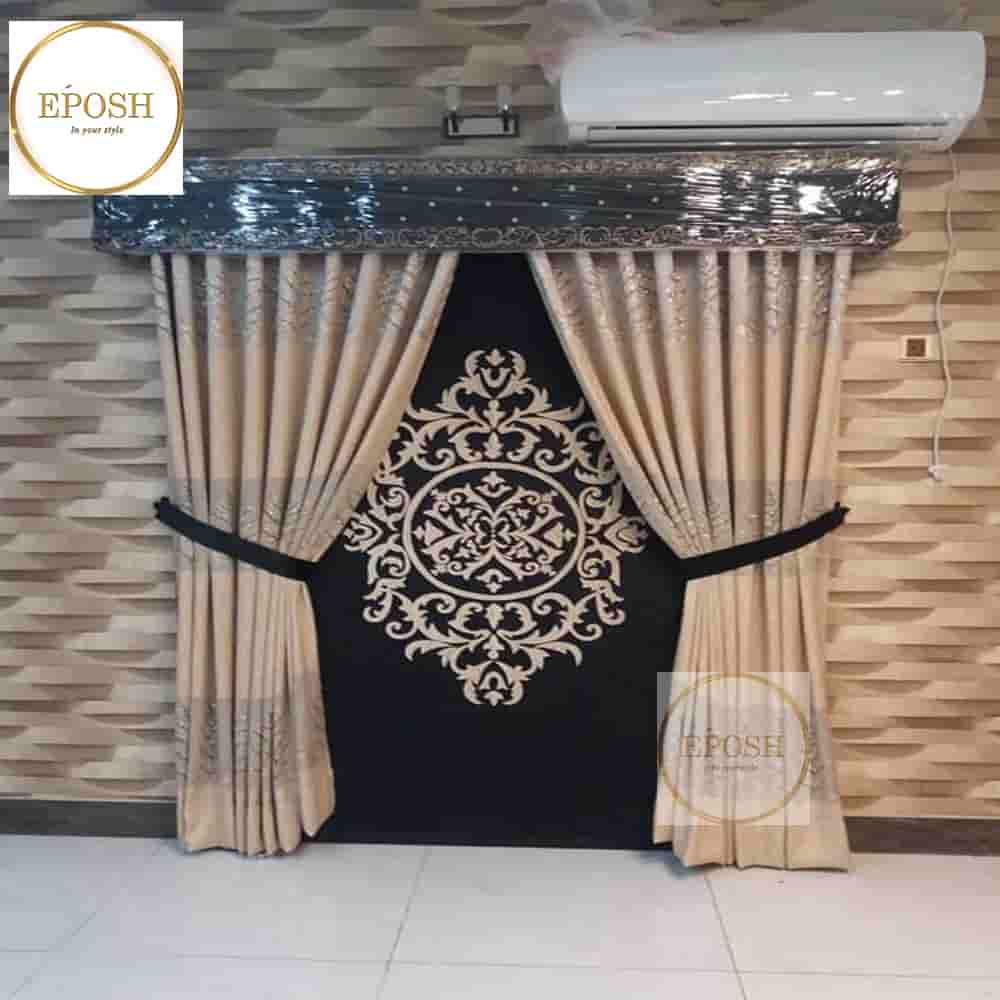 PREMIUM VELVET CURTAINS AND BLIND -002