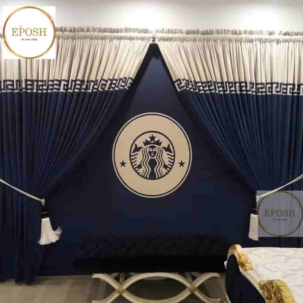 PREMIUM VELVET CURTAINS AND BLIND -031