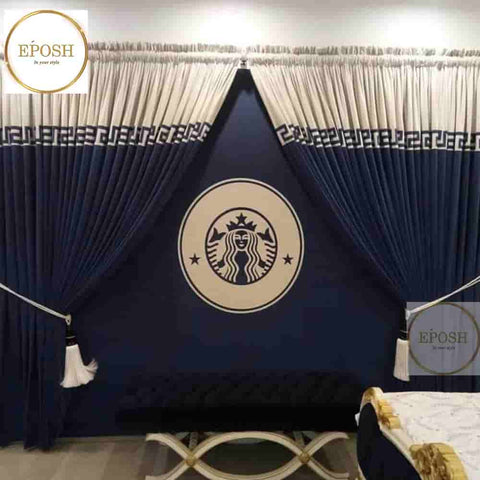 PREMIUM VELVET CURTAINS AND BLIND -031