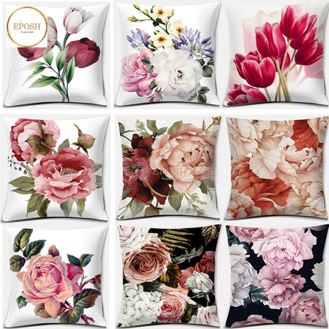 Pack of 9 Printed Cushion Covers - 000234