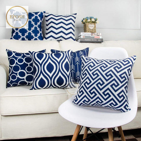 Pack of 6 Velvet Printed cushion - VC0003