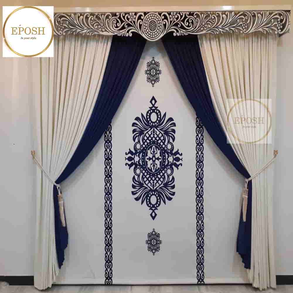 PREMIUM VELVET CURTAINS AND BLIND -040